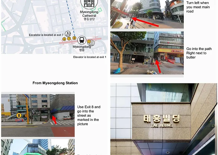 Pensjonat The Hue Myeongdong 4*